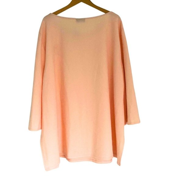 BNWT PEACH LADIES WOMANS PLUS SIZE 34 (5XXL) ROUND NECK T SHIRT TOP blouse - Picture 3 of 12